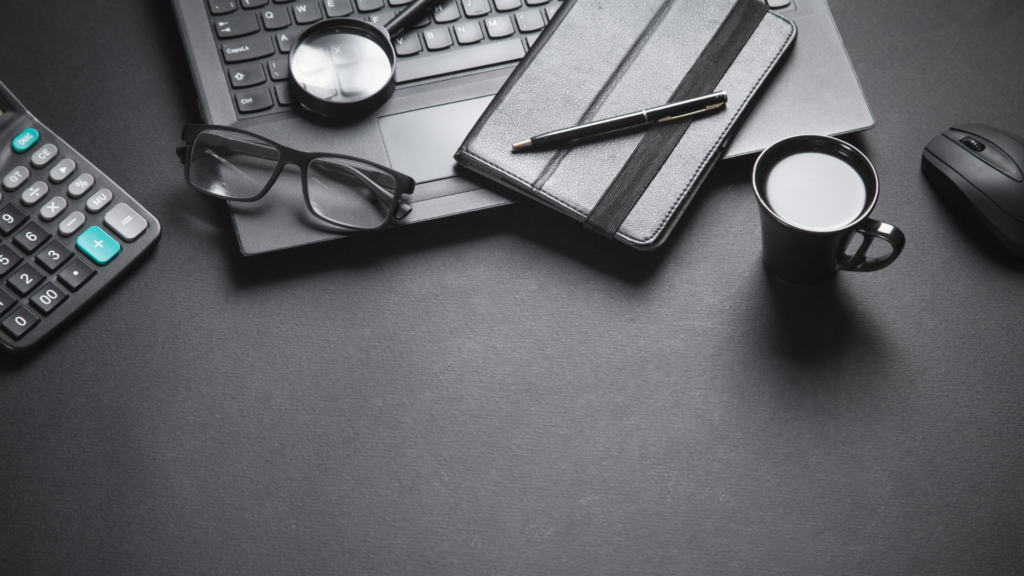 Multiple Gadgets on top of the desk